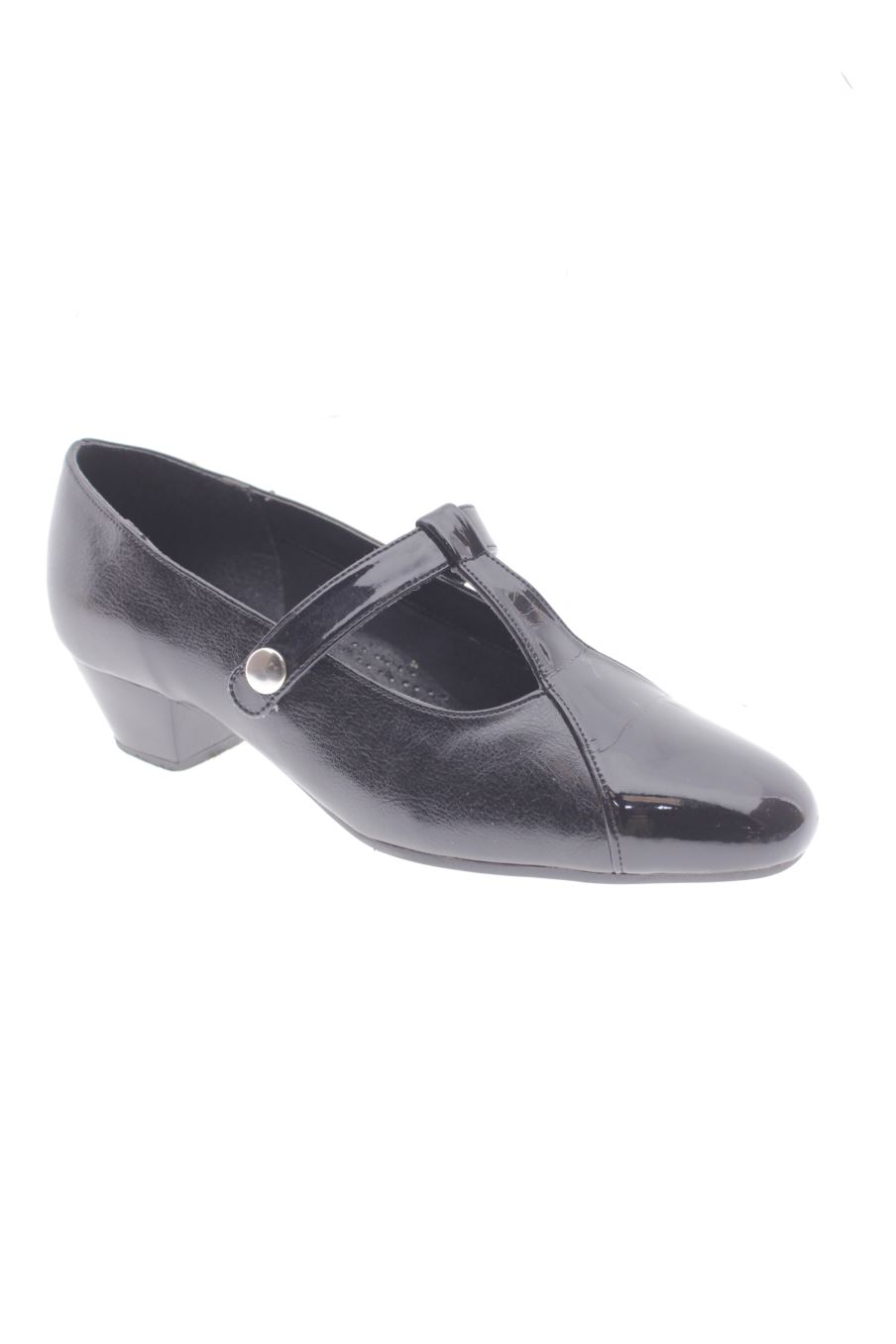 Zapatos de tacon de confortíssimo de la talla 37, de color negro de