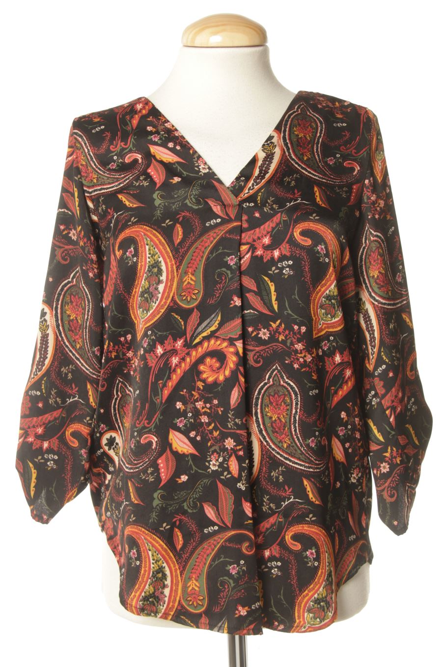 Blusa de manga larga de Stradivarius de la talla S, de color estampado