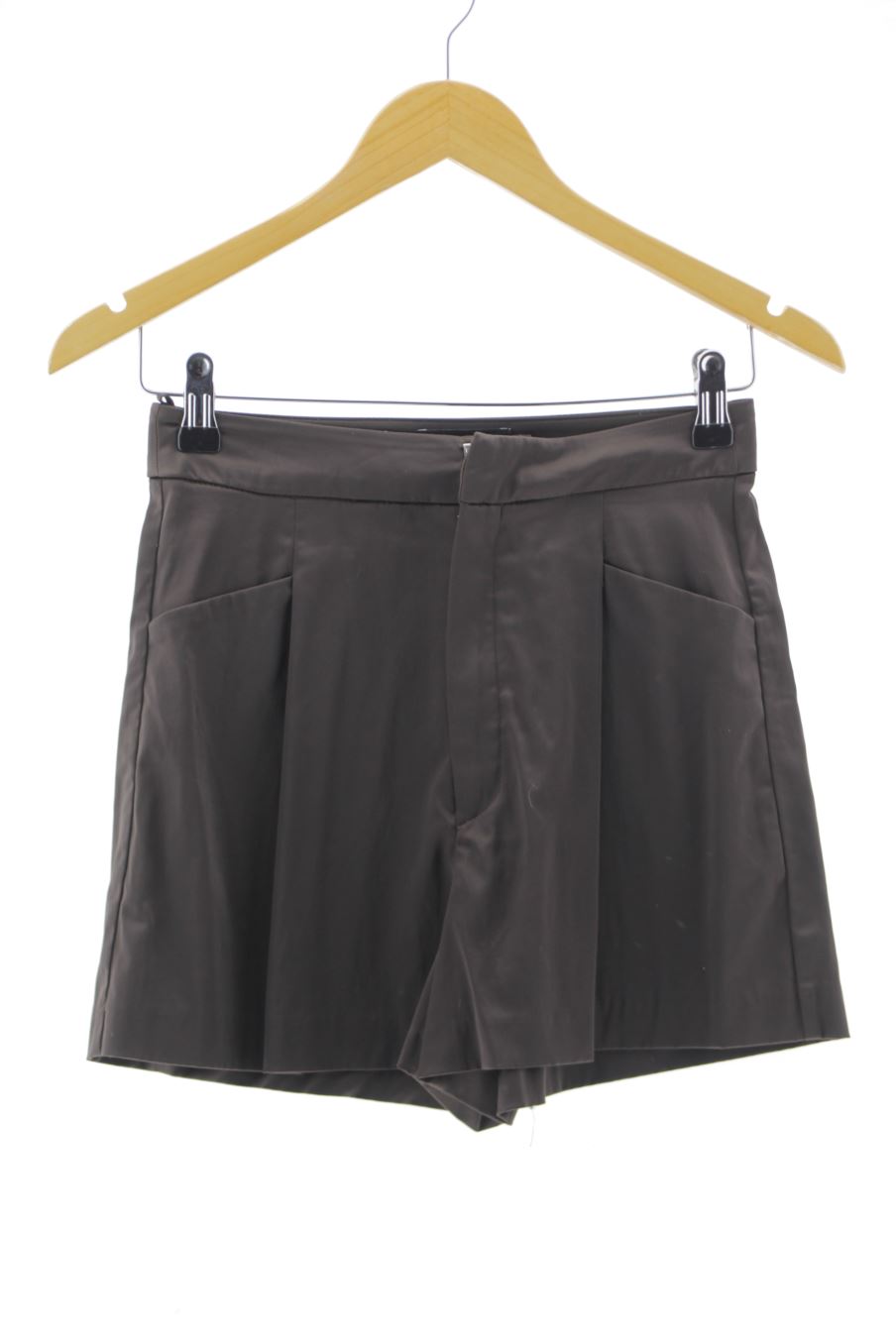 Shorts Zara de la taille XS, de couleur marron
