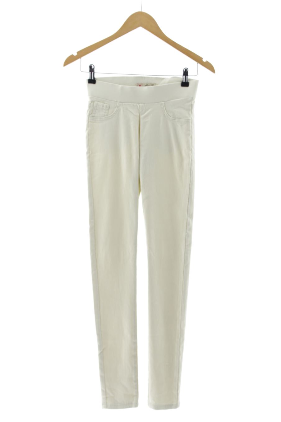 Pantalon Casual Miss two de la taille XS, de couleur beige