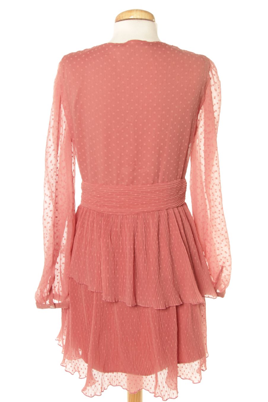 Vestido elegante de Zara de la talla L, de color rosa
