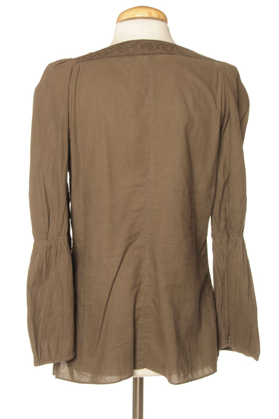 Blouse à manches longues EseOese de la taille L, de couleur gris