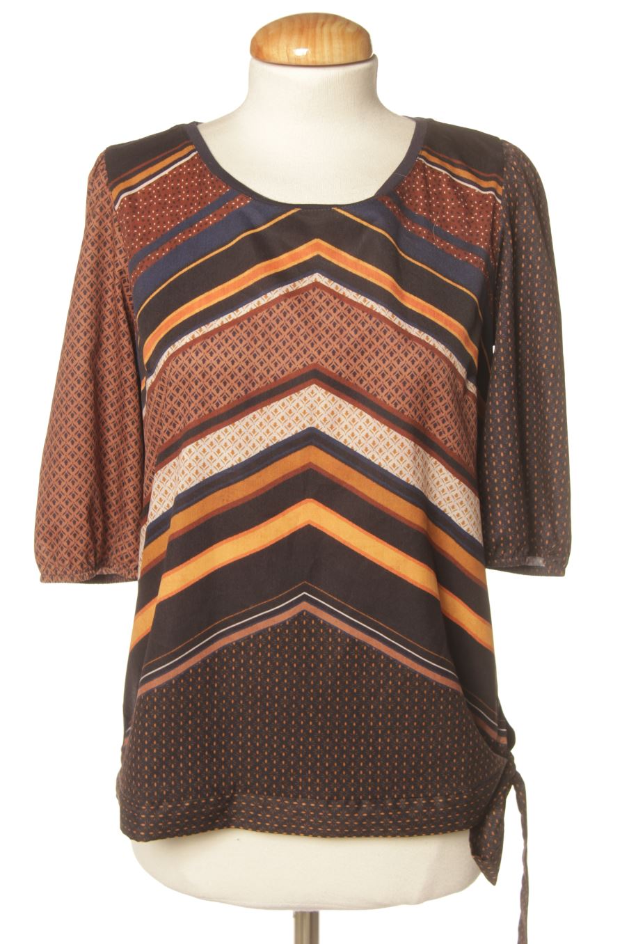 Blusa de manga corta de Cortefiel de la talla S, de color estampado