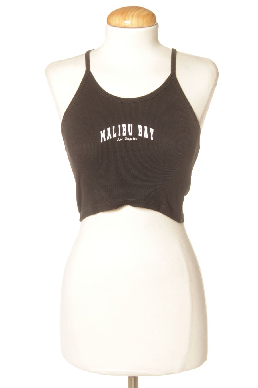 Top de Pull & Bear de la talla M, de color nero