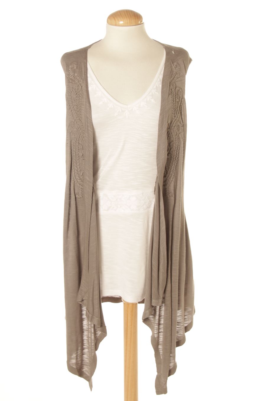 Chemise sans manches Desigual de la taille M, de couleur gris