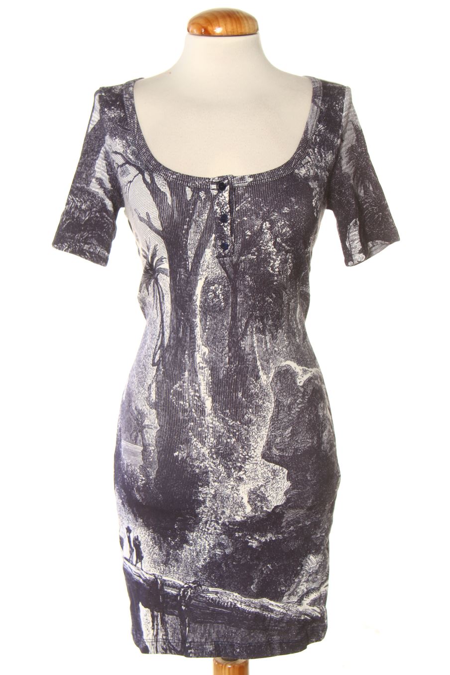 Robe casual Desigual de la taille M, de couleur imprimés