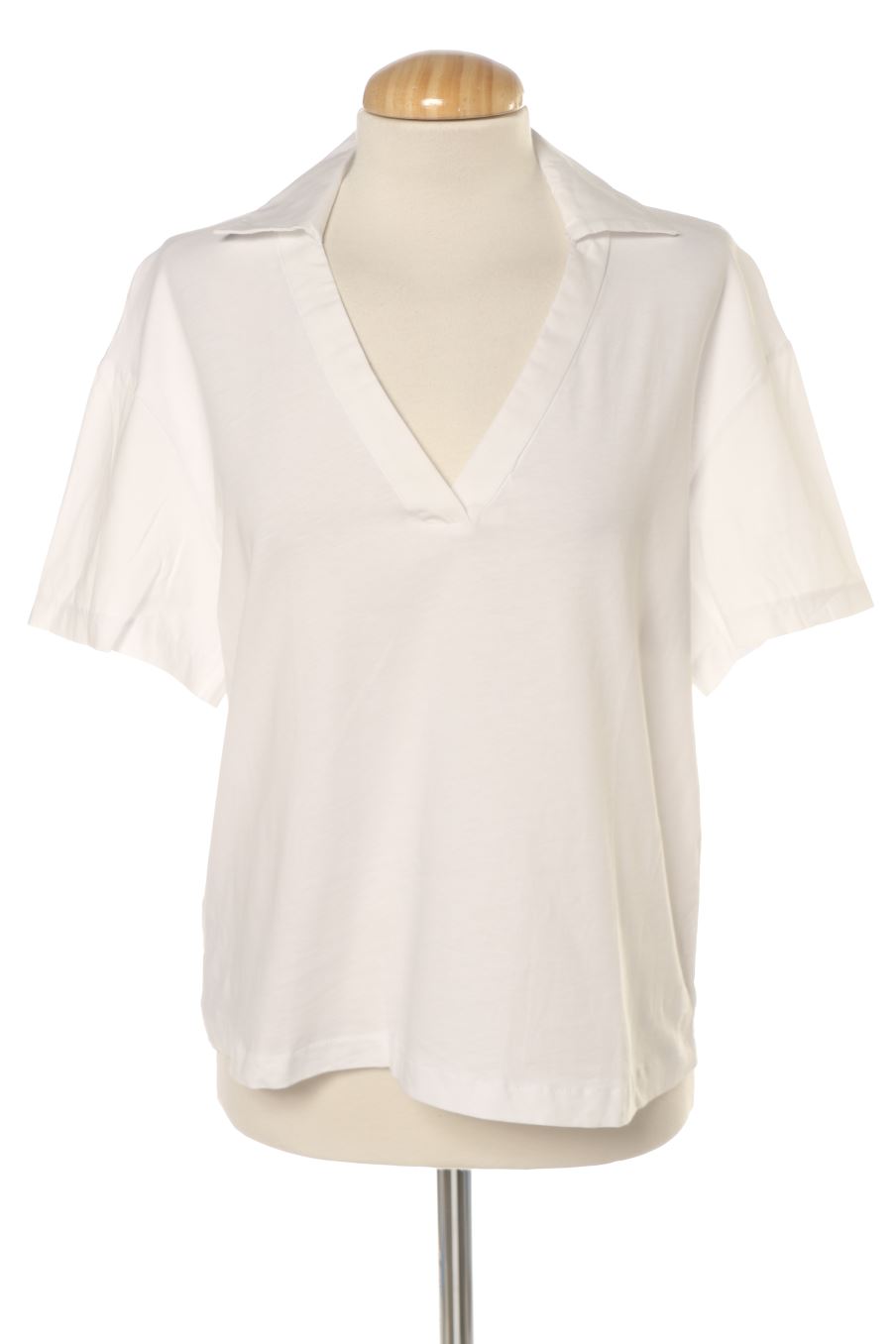 Blouse à manches courtes Mango de la taille XS, de couleur blanc