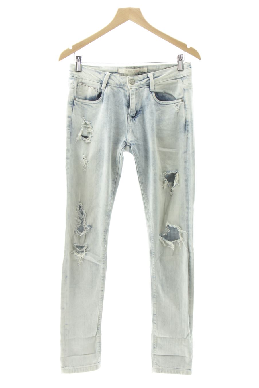 Jeans von Zara Größe 36, Farbe Blau, aus Jeanskleidung für