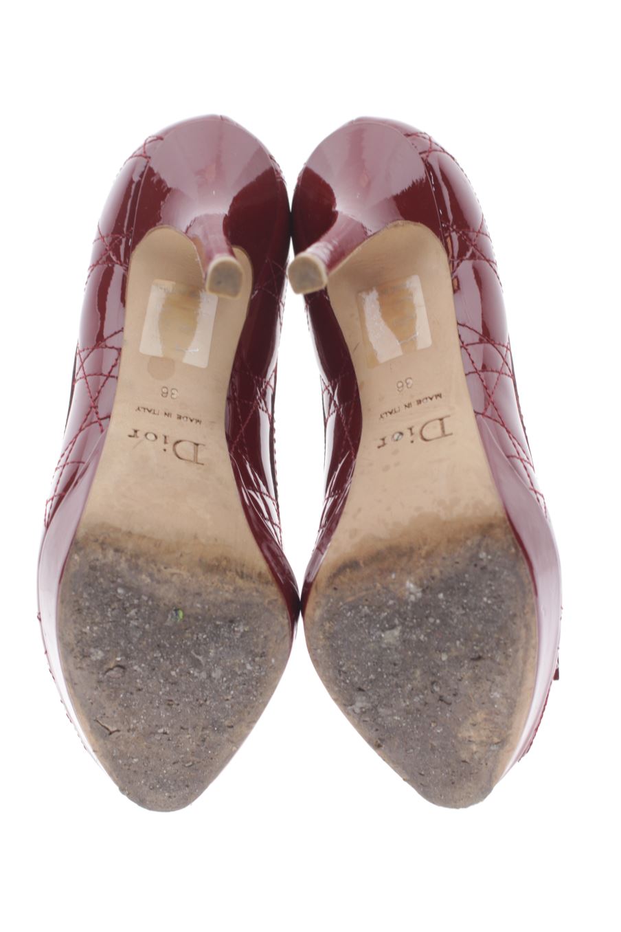 Zapatos de tacon de Dior de la talla 36, de color rojo de