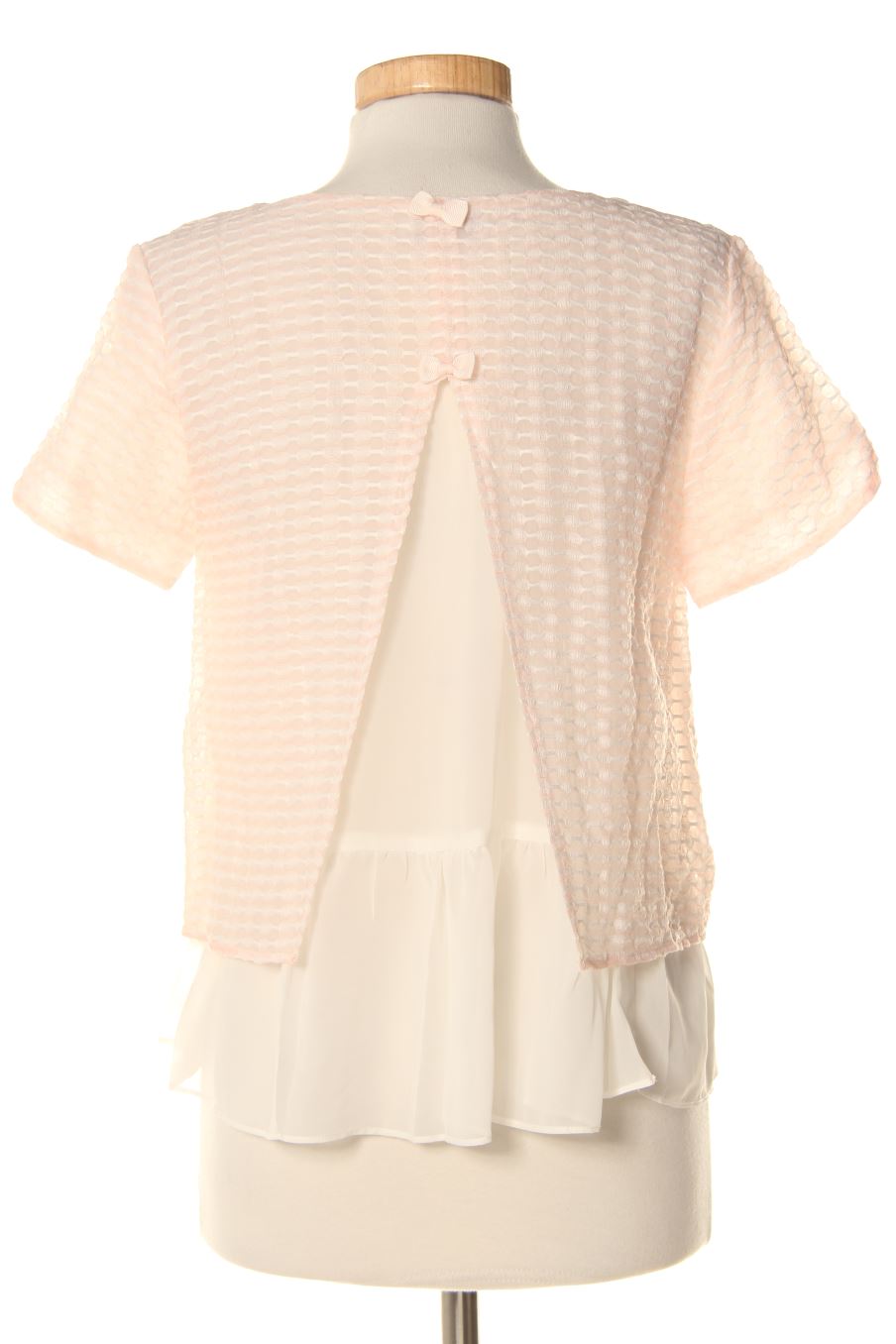 Kurzärmelige Bluse von Cache cache Größe S, Farbe Rosa, für