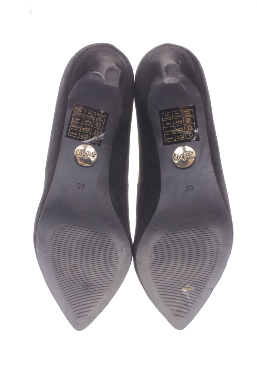 Zapatos de tacon de Buffalo de la talla 39, de color negro de