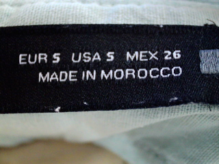 Jupe Zara de la taille S, de couleur turquoise