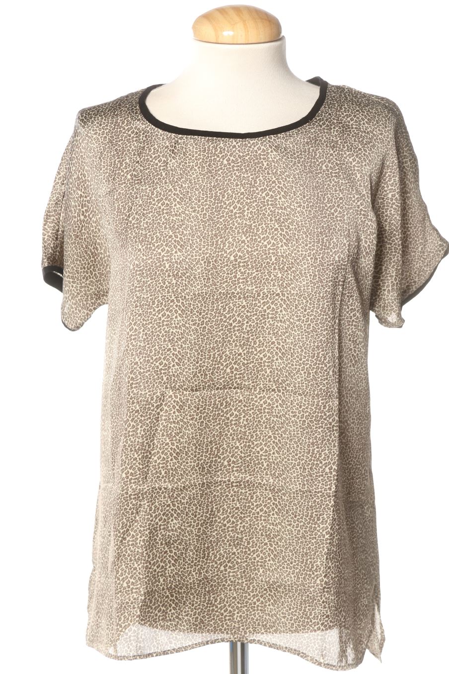 Blouse à manches courtes Mango de la taille S, de couleur animal print