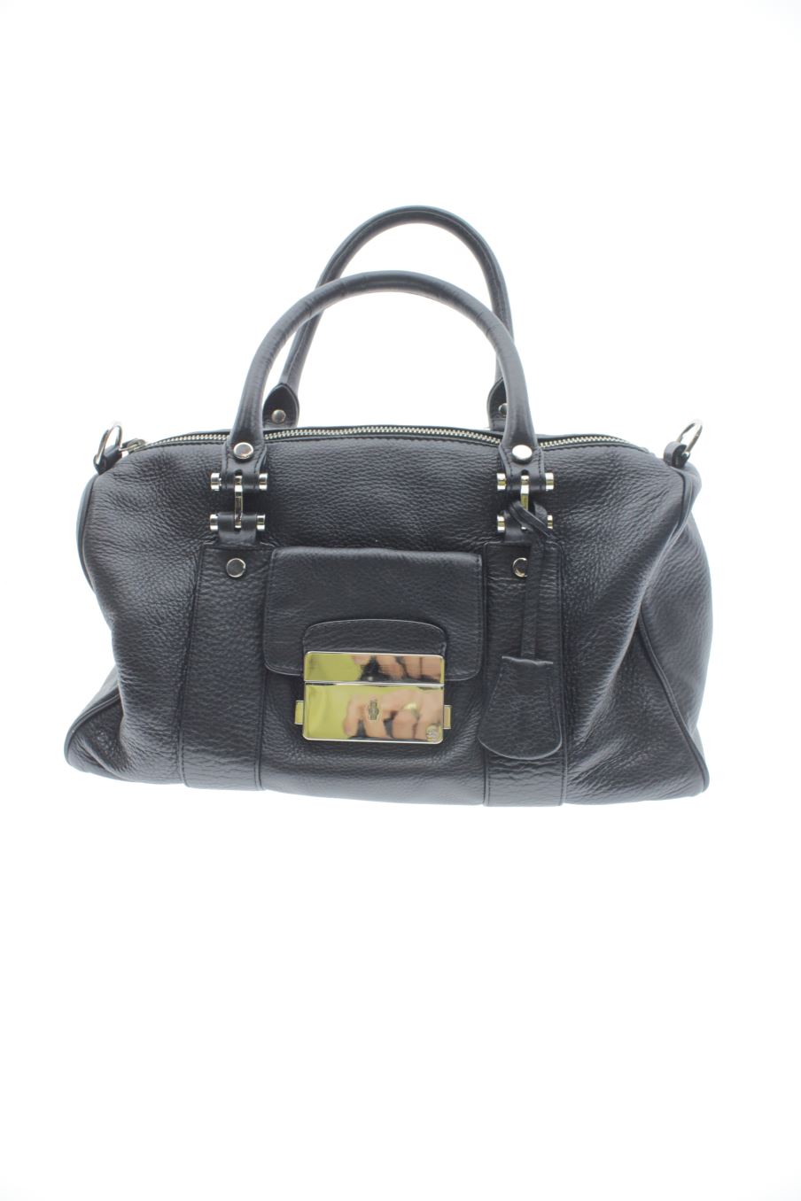 Bolso de Mano Negro de BIMBA Y LOLA