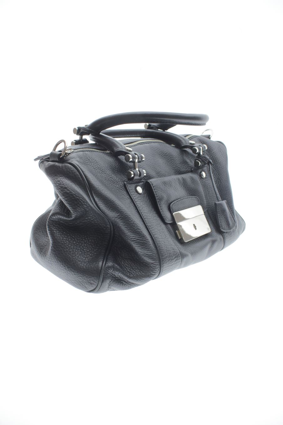 Bolso de Mano Negro de BIMBA Y LOLA