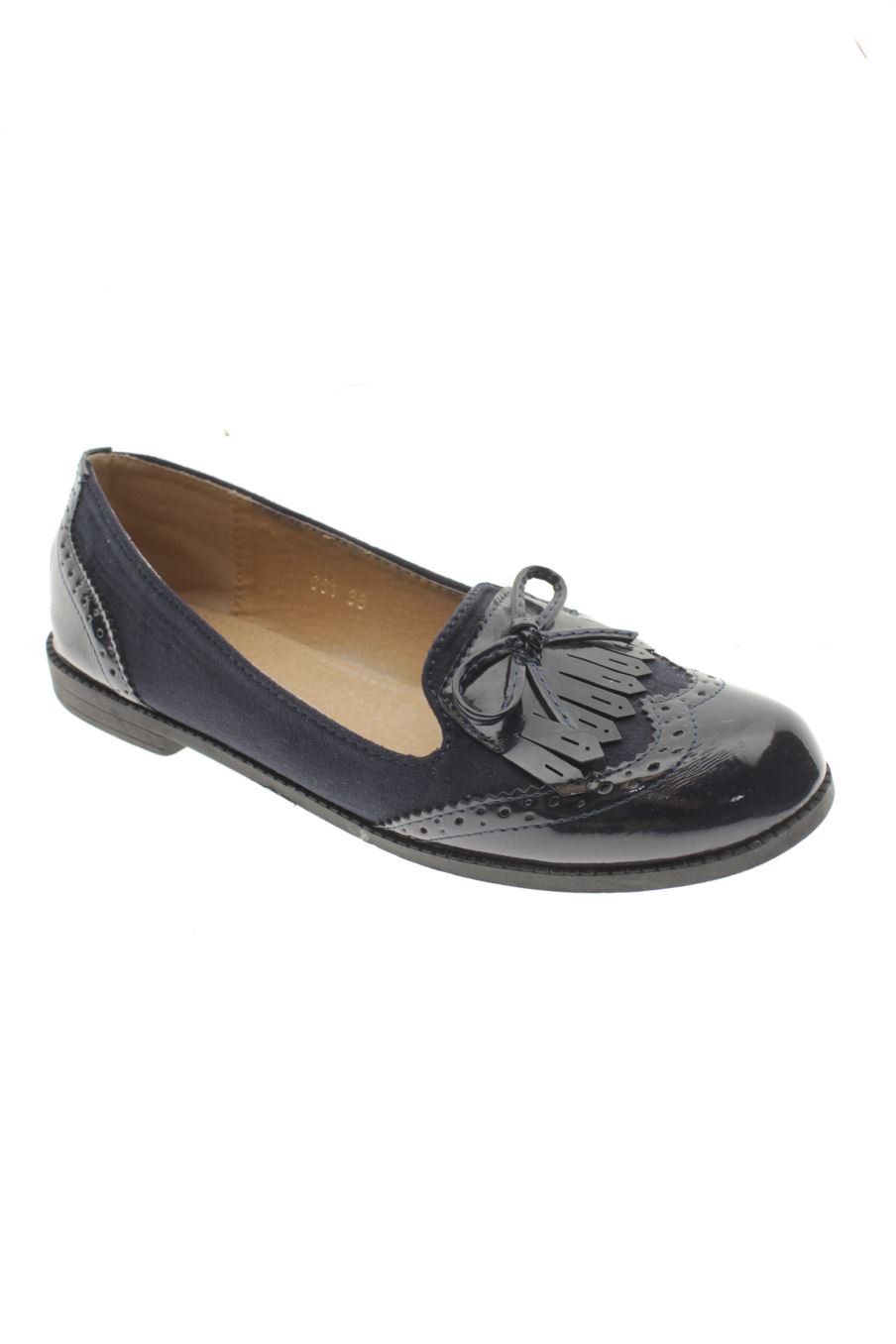 Zapatos planos de SUN COLOR de la talla 38, de color azul marino de