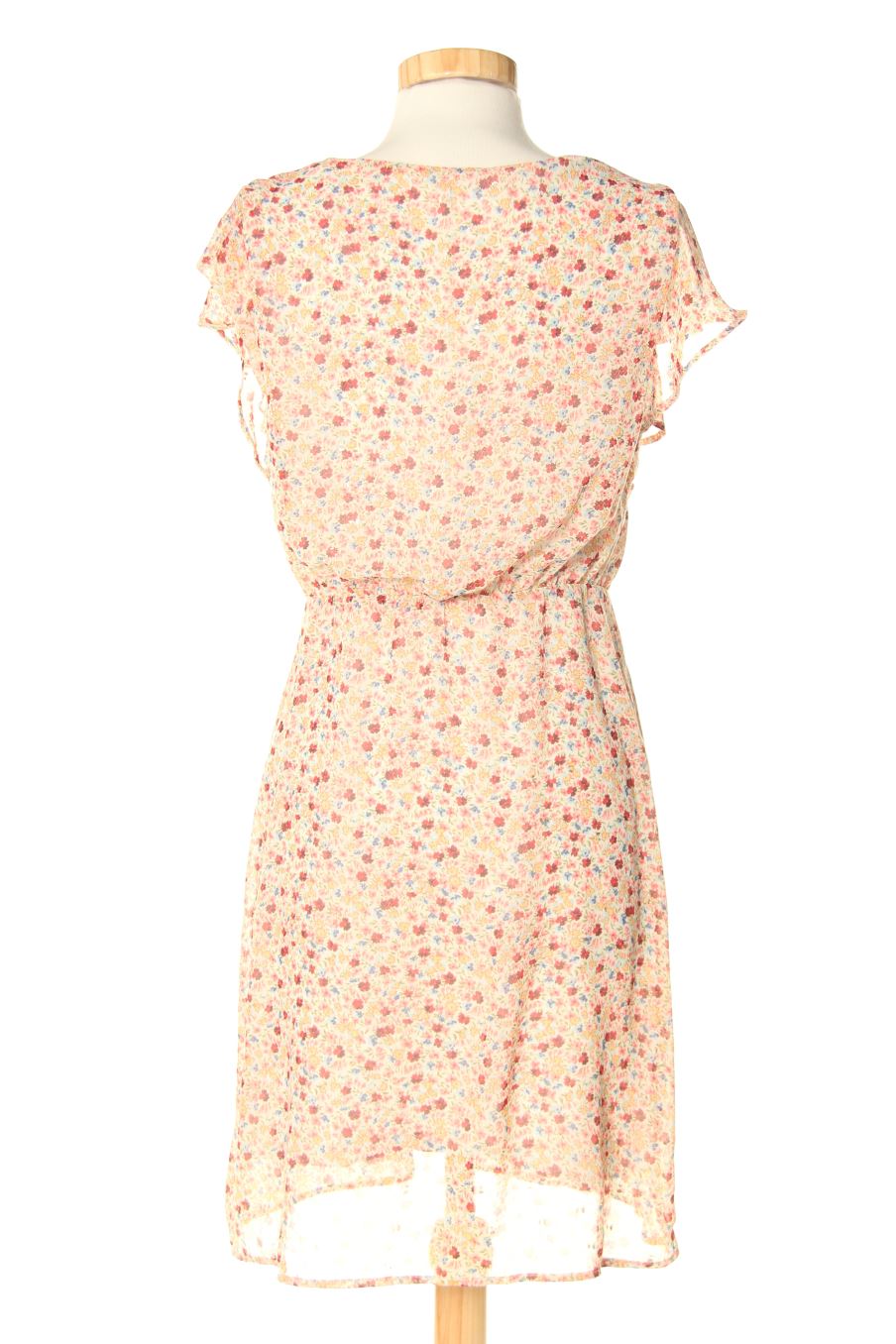 Robe casual Naf Naf de la taille 38, de couleur fleurs