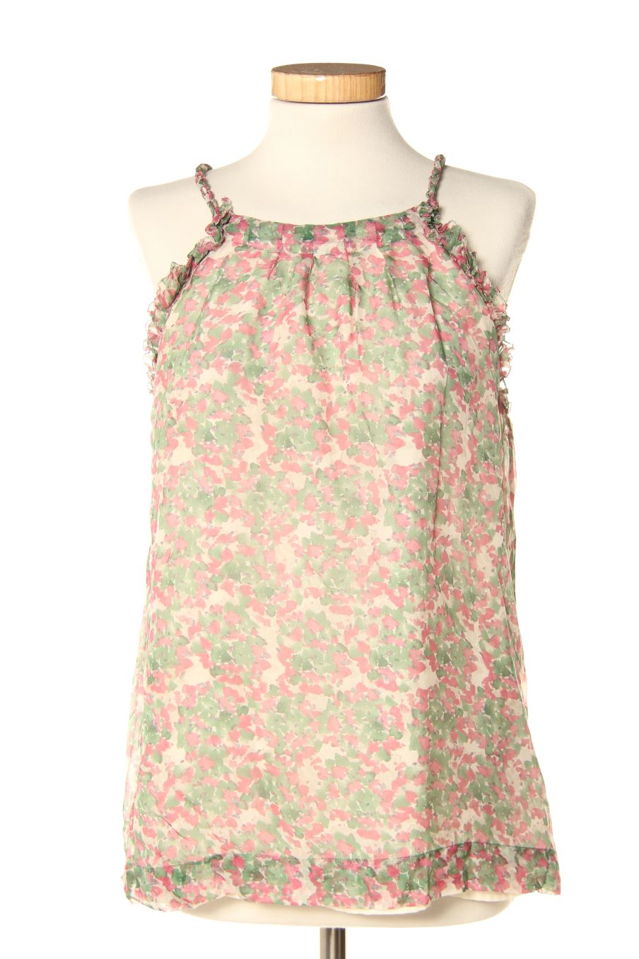Kurzärmelige Bluse von Amitié Größe M, Farbe Geblümt, für