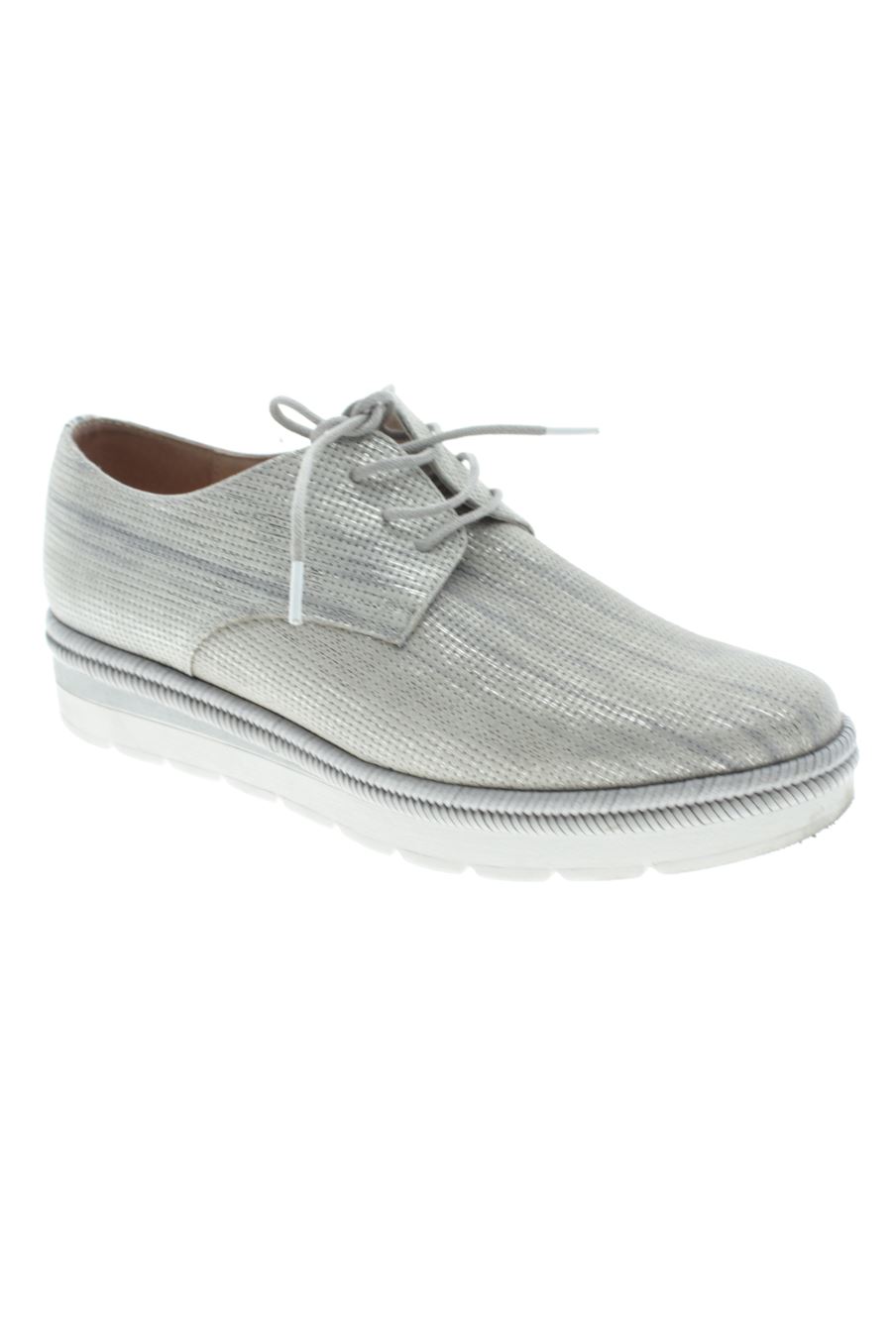 Zapatos planos de Hispanitas de la talla 37, de color plateado de