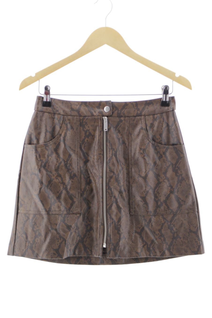 Faldas de Stradivarius de la talla 38, de color animal print de sintético