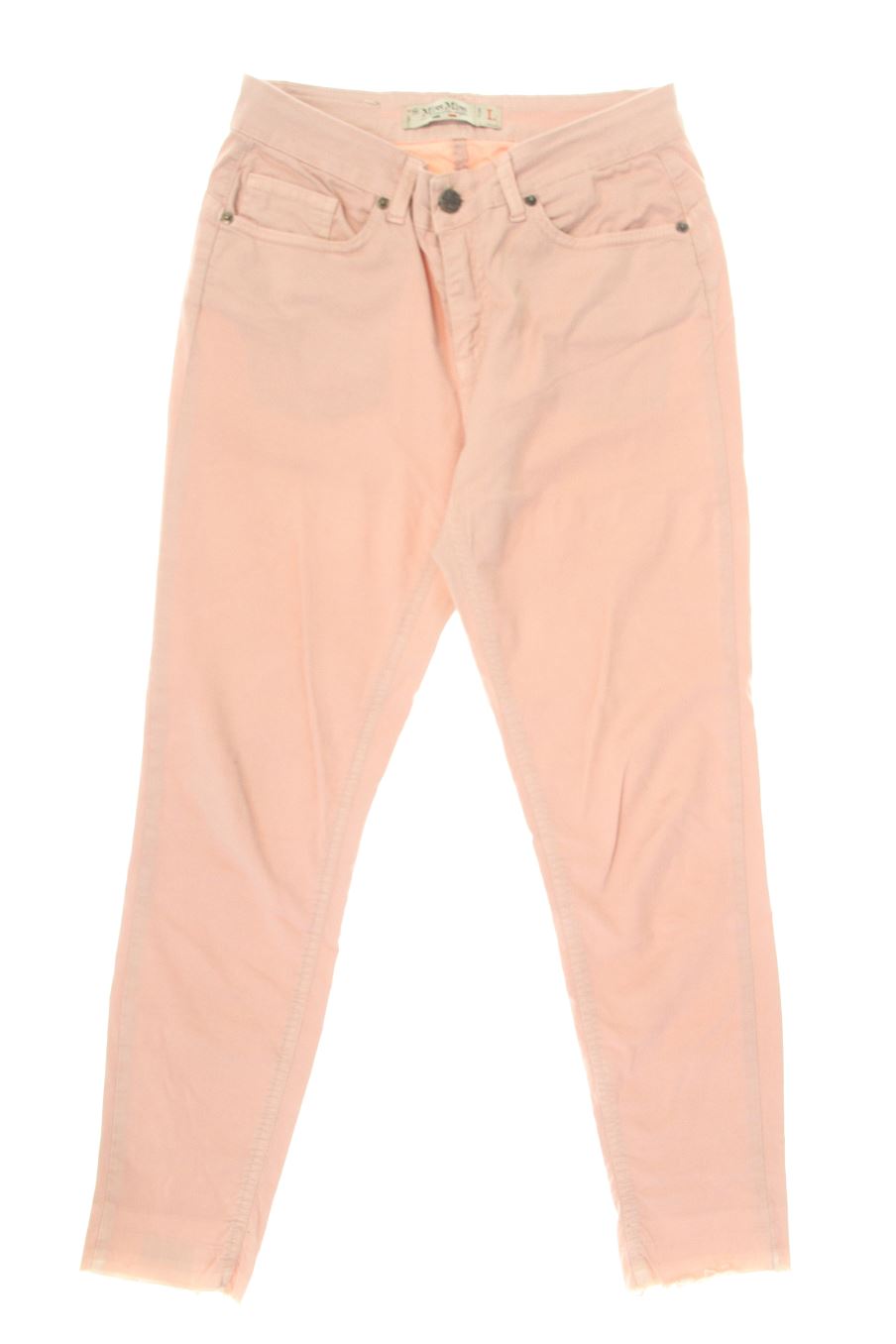 Jean Miss Miss Taille 36 Skinny Troué - Bleu Délavé Brut - Coton Stretch