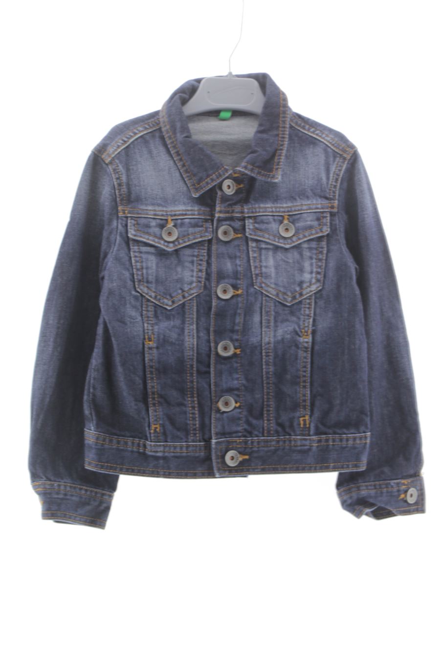 Cazadora de Benetton de la talla 4 años de denim de segunda mano