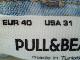 Vaquero de Pull & Bear de la talla 40