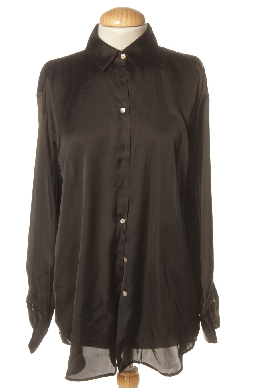 Chemise Zara de la taille S, de couleur noir