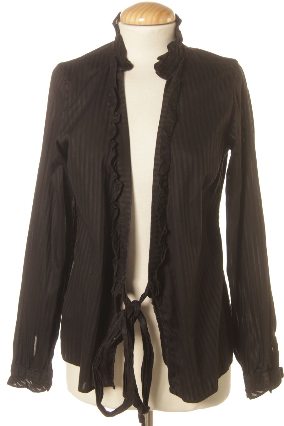 Blouse à manches longues Massimo Dutti de la taille 36, de couleur noir