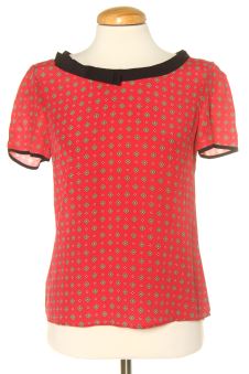 Blouse à manches courtes S Massimo Dutti