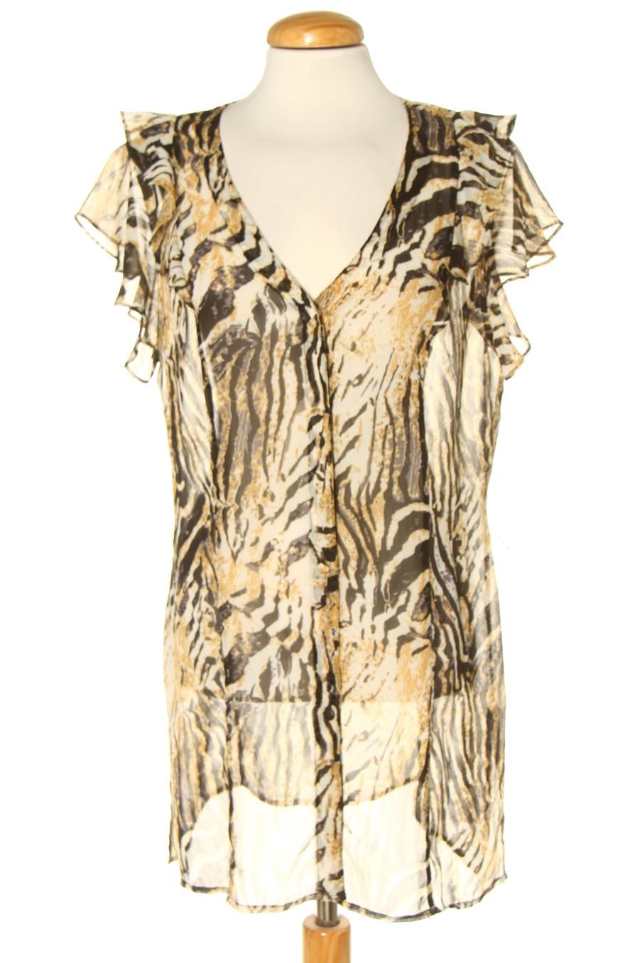 Robe casual Cortefiel de la taille 44, de couleur animal print