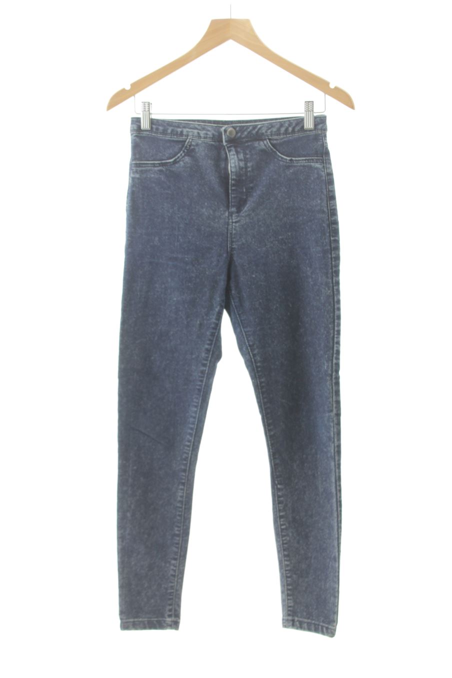 Jeans Bershka de la taille 36, de couleur bleu