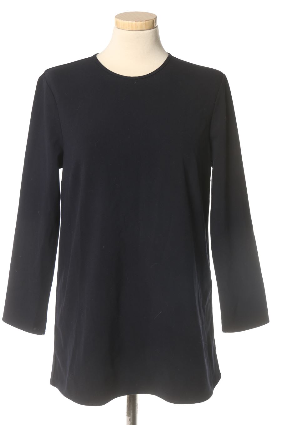 Blouse à manches longues Zara de la taille XS, de couleur bleu marine