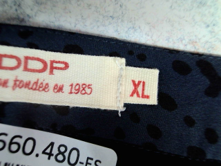 Jupe DDP de la taille XL, de couleur bleu