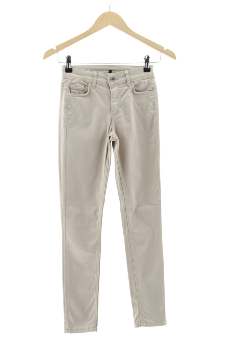 Jeans Calzedonia de la taille XS, de couleur beige de denim