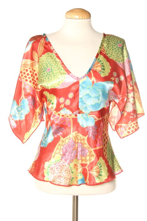Blusa de manga corta
