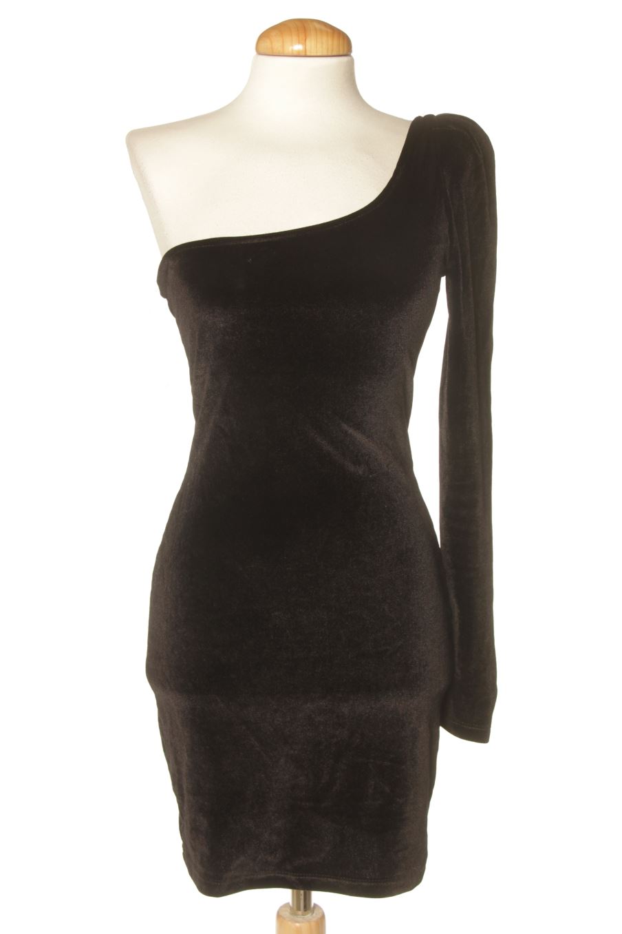 Robe casual Stradivarius de la taille S, de couleur noir de velours