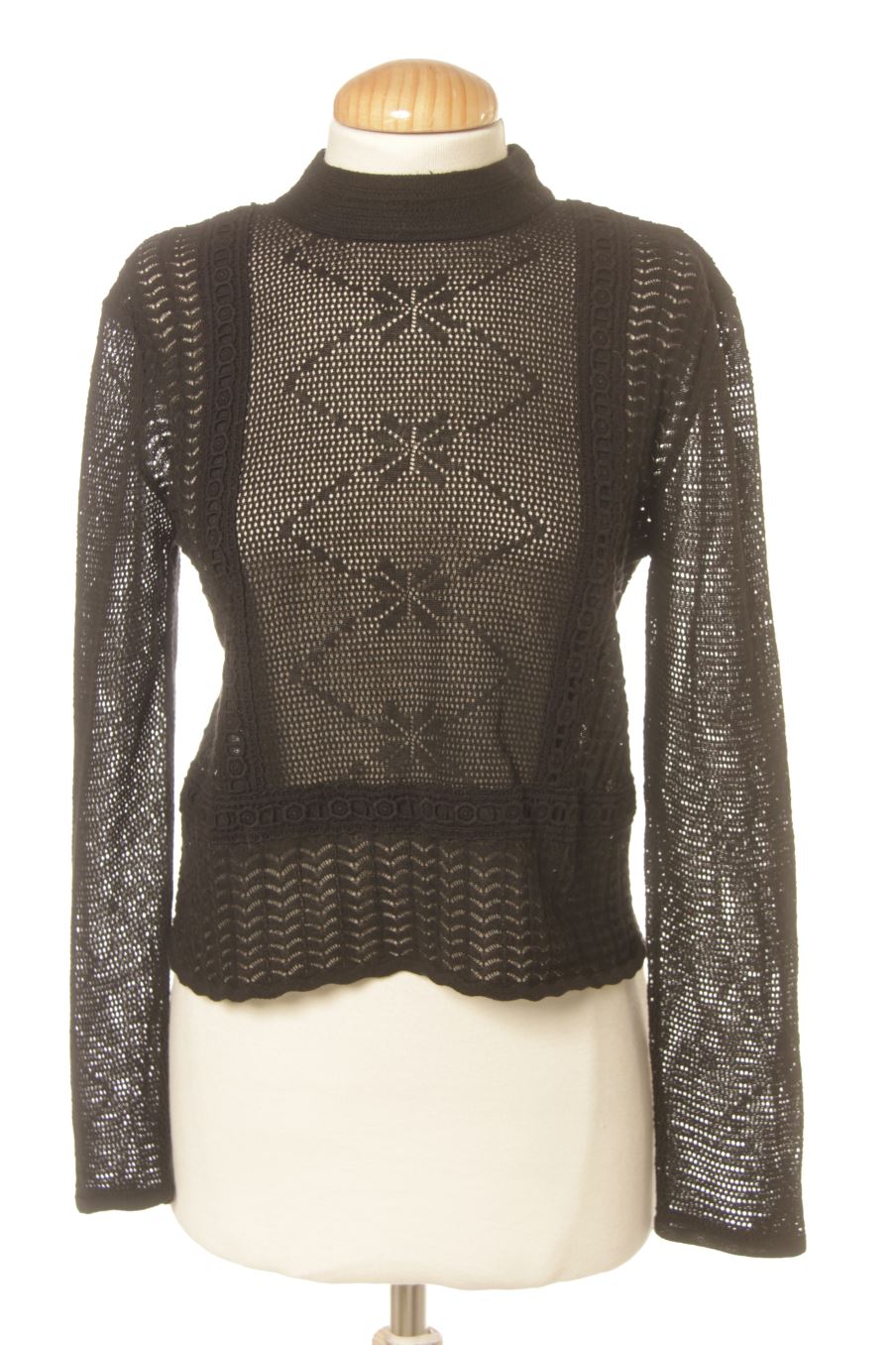 Maglione de Zara de la talla M, de color nero