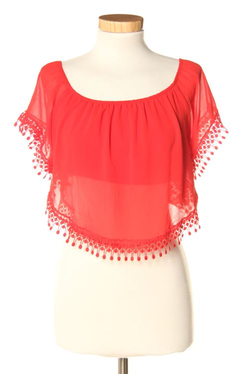 Blusa de manga corta