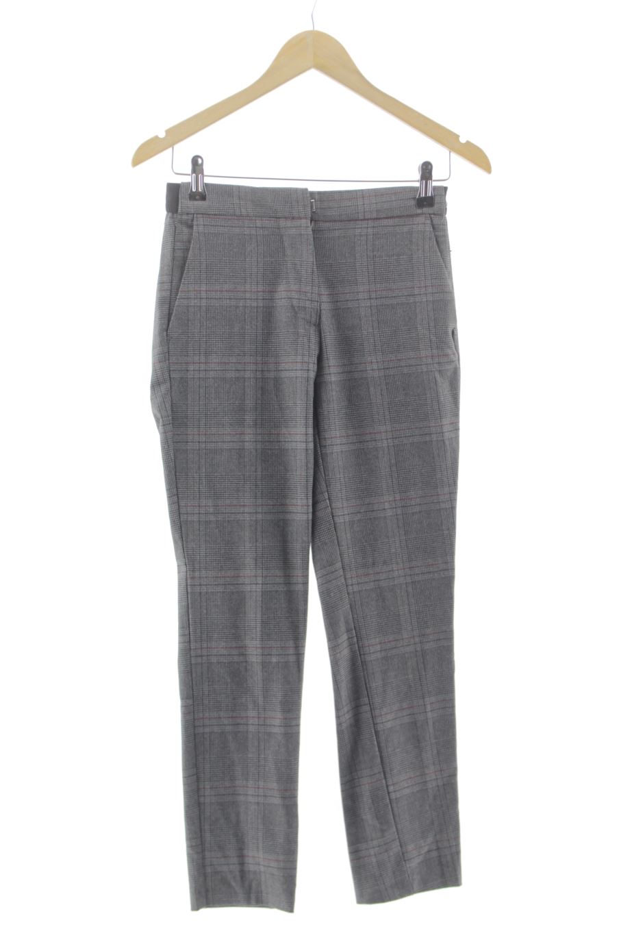 Pantalón de Zara de la talla XS, de color cuadros