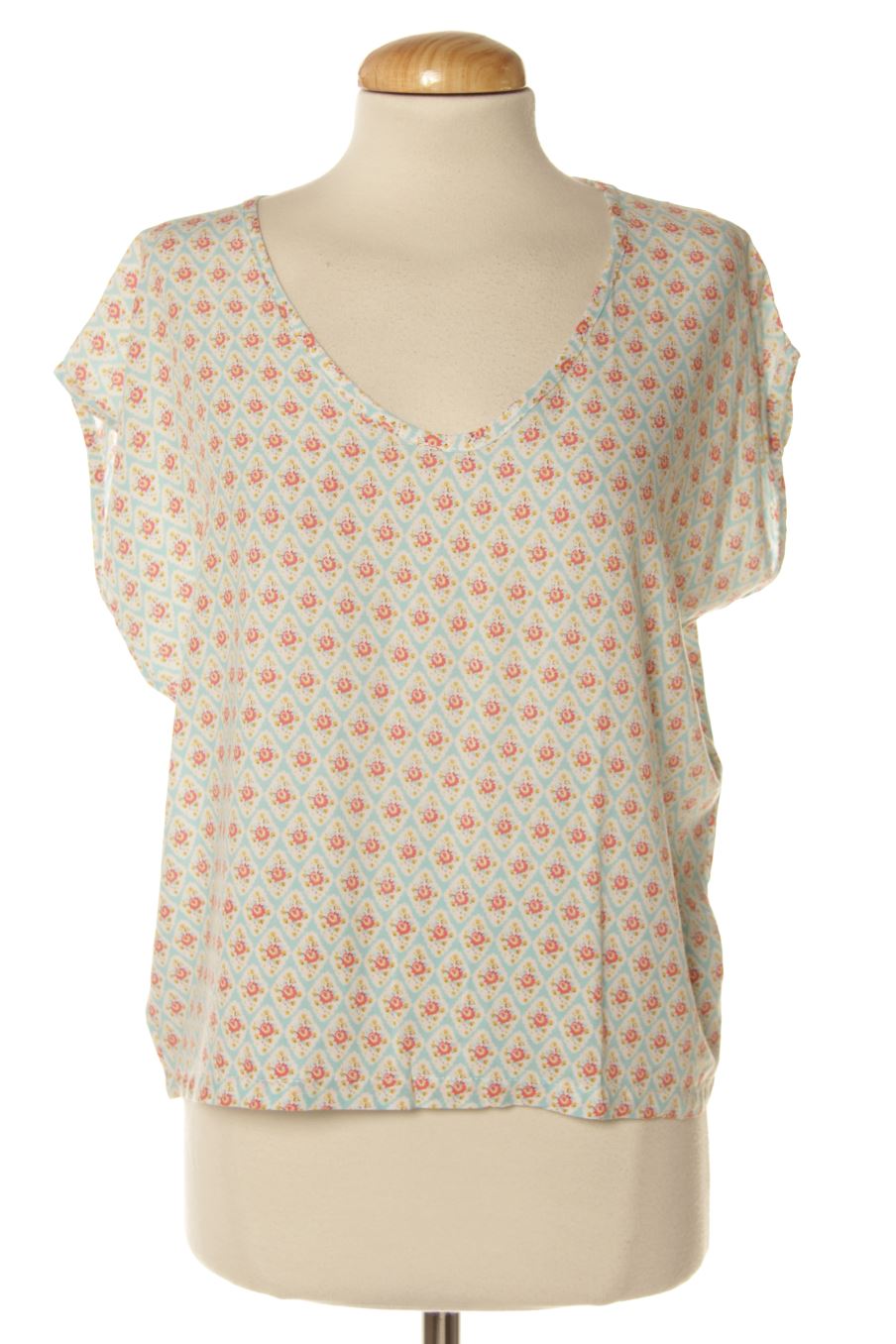 Blusa de manga corta de PAREOCONNECTION de la talla XS, de color estampado