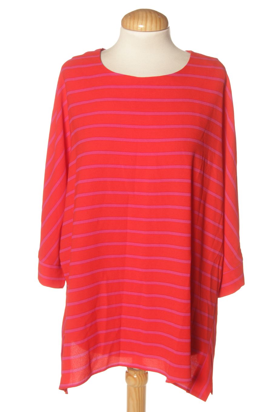 Blouse à manches longues Couchel de la taille L, de couleur rayures