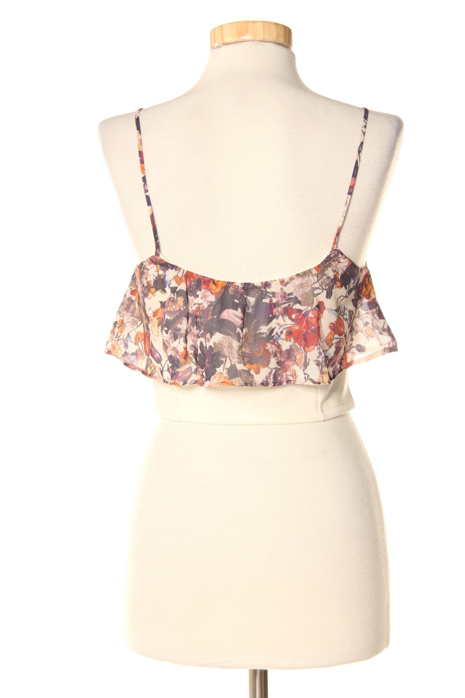 Top Pull & Bear de la taille M, de couleur fleurs