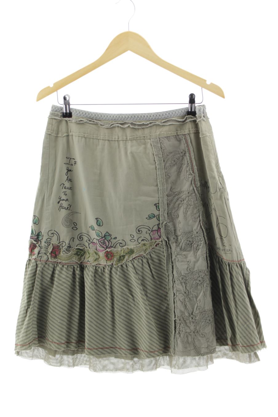Jupe Esprit de la taille 38, de couleur vert