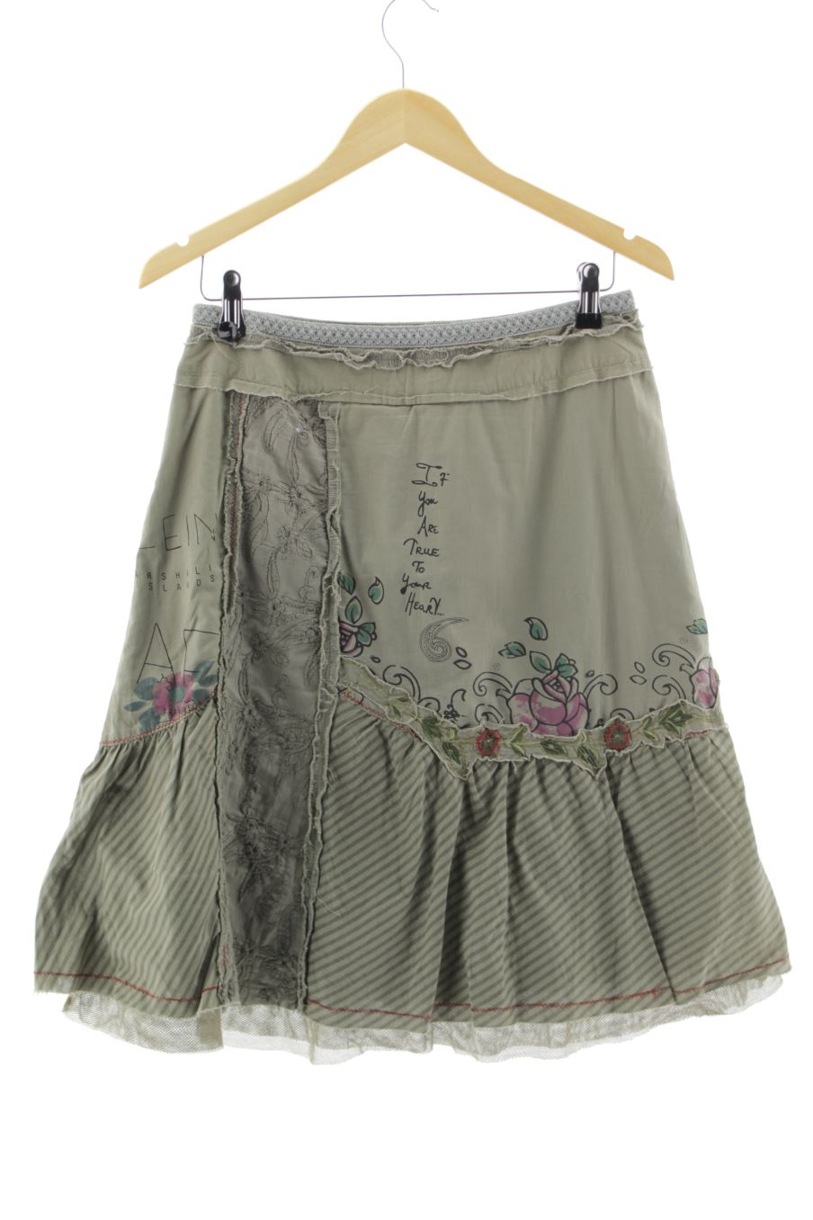 Jupe Esprit de la taille 38, de couleur vert