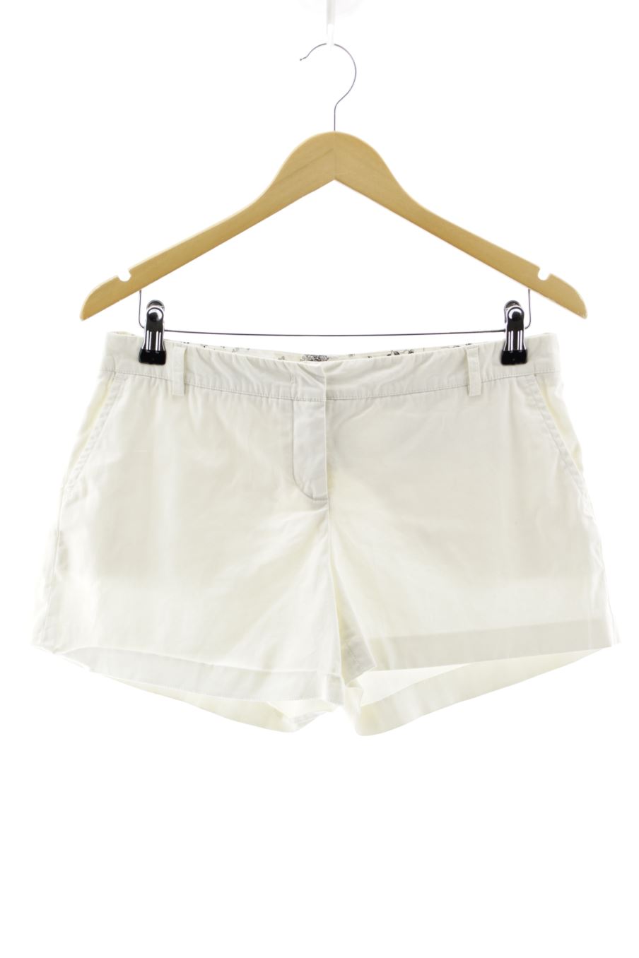 Pantalones cortos de Justor de la talla 42, de color blanco