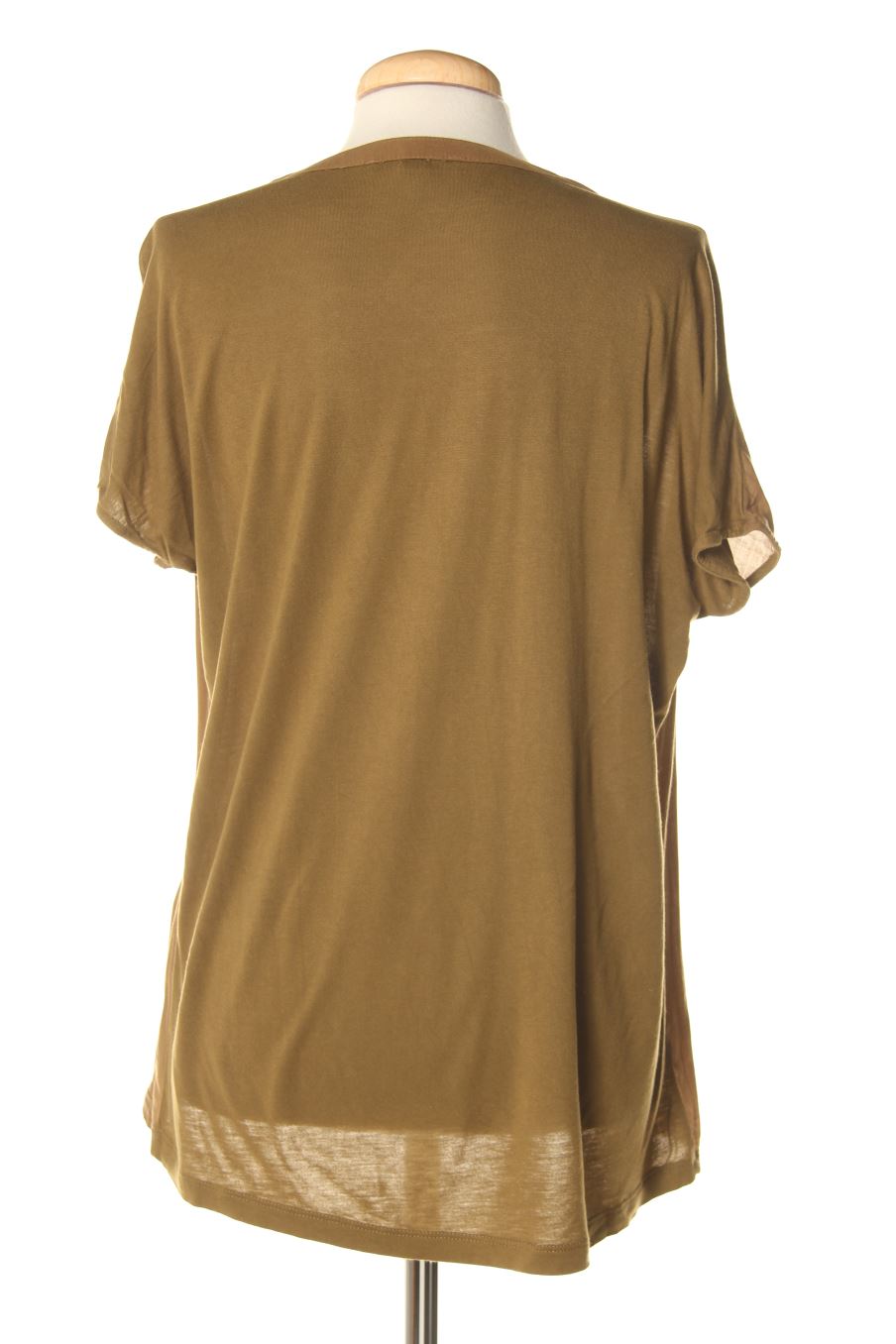 Blusa de manga corta de Mango de la talla M, de color verde