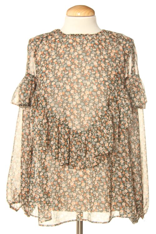 Blusa a maniche lunghe