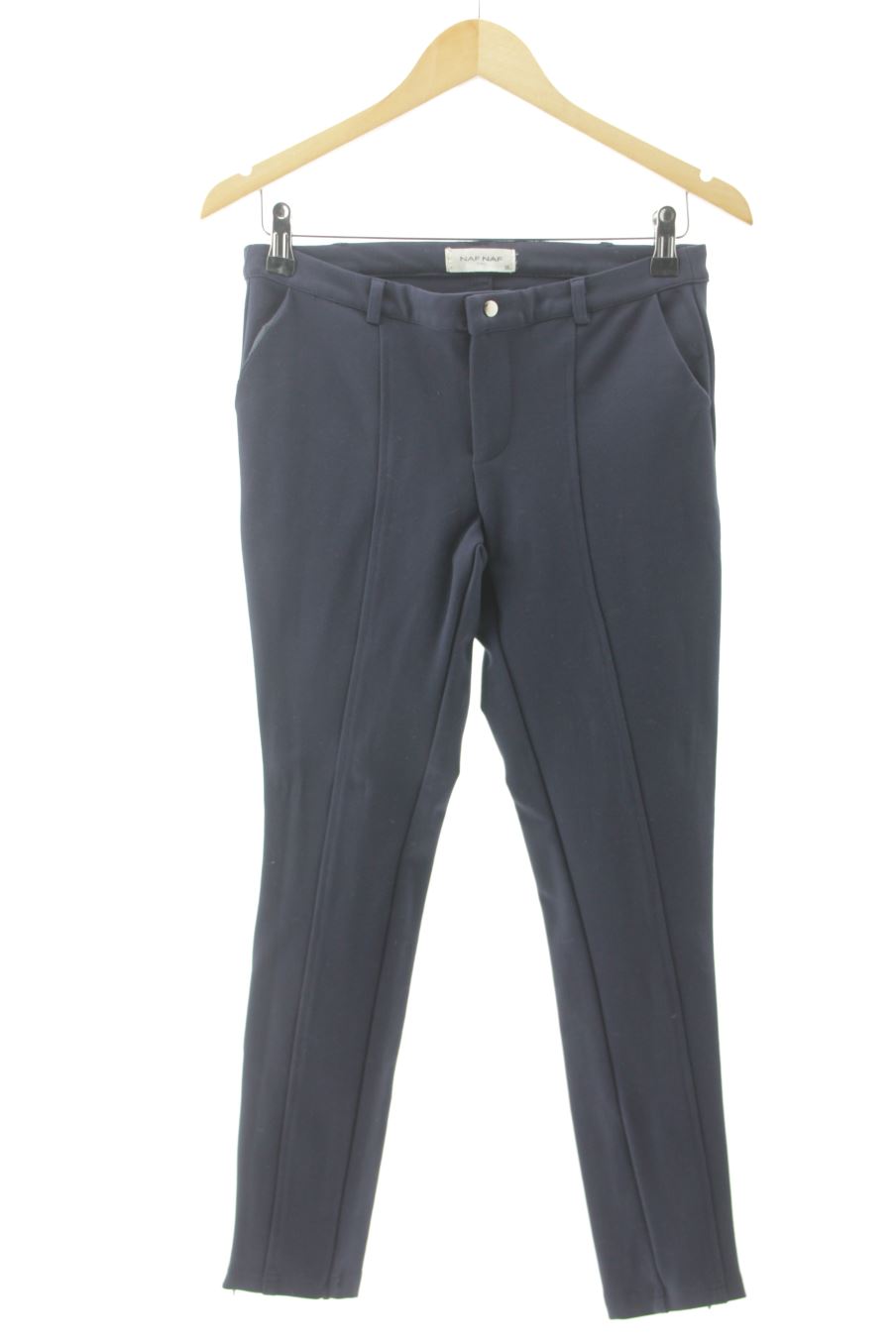 Pantalón de Naf Naf de la talla 38, de color azul marino