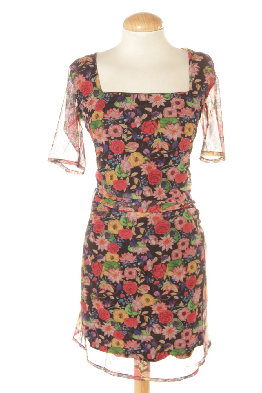 Robe casual Desigual de la taille M, de couleur fleurs
